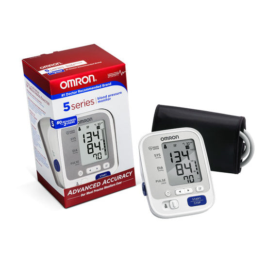 OMRON 5 series Upper Arm Blood Pressure Monitor Instruction Manual