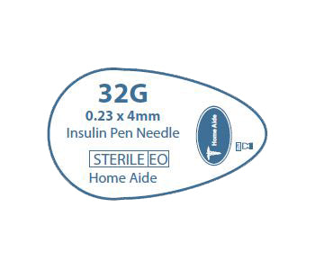 Pip Insulin Pen Needles (32G 4mm) 100 Pieces : Health & Household 