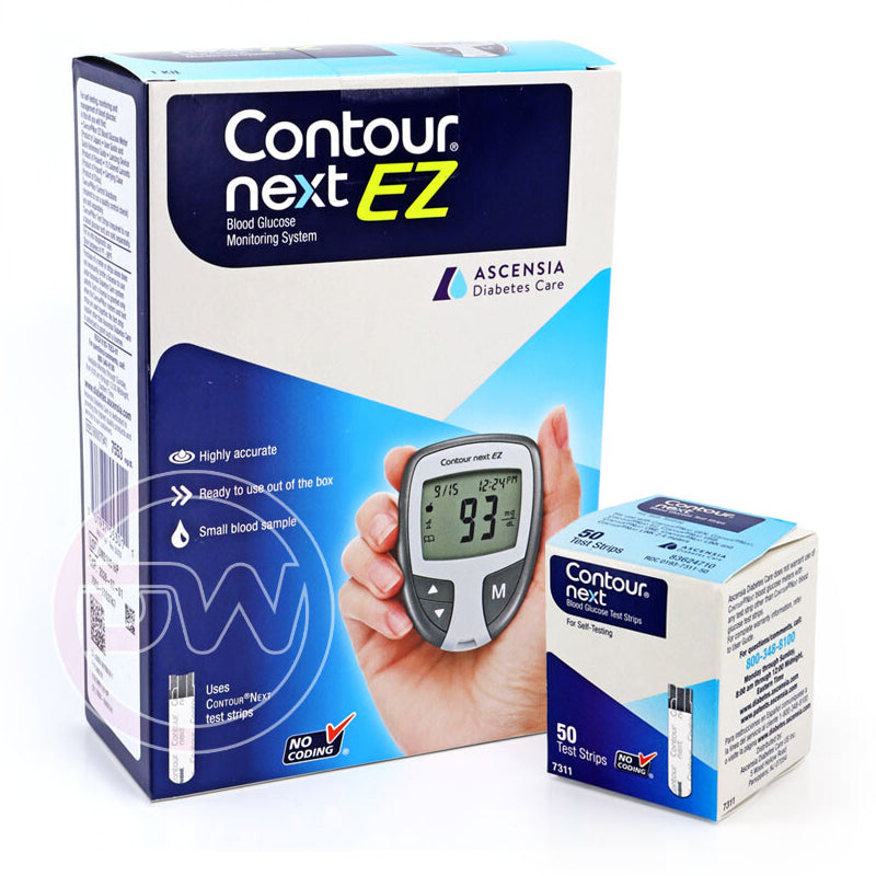 Contour Next EZ Meter w/ 50 Test Strips