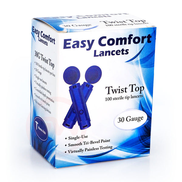 Easy Comfort Twist Top Lancets 30G