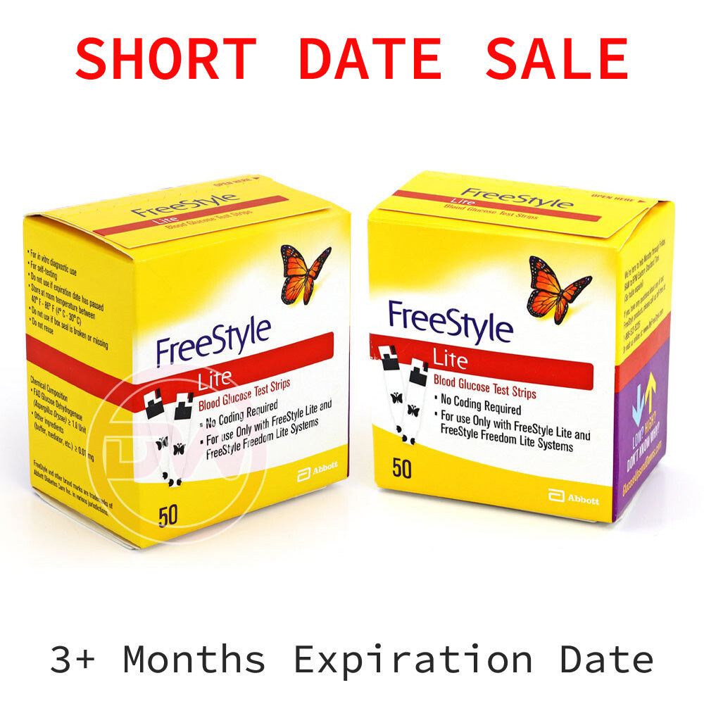 FreeStyle Lite Test Strips 100ct - Short Date - 3 Months