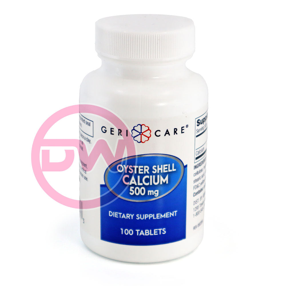 GeriCare Oyster Shell Calcium Tablets 500mg