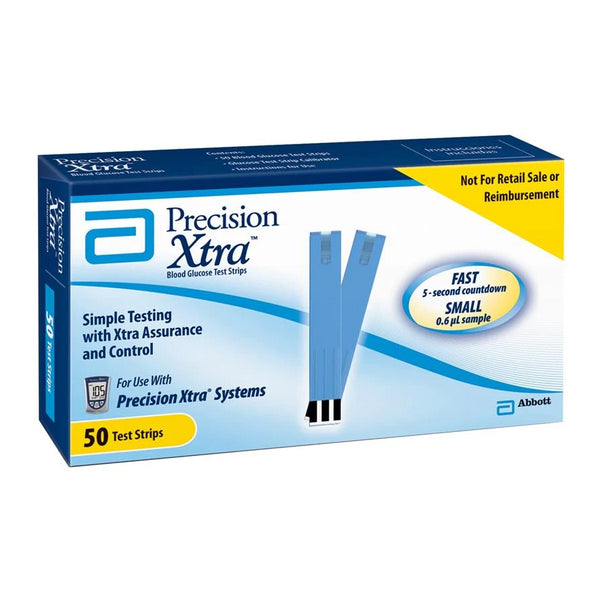 Precision Xtra Glucose Test Strips 50ct