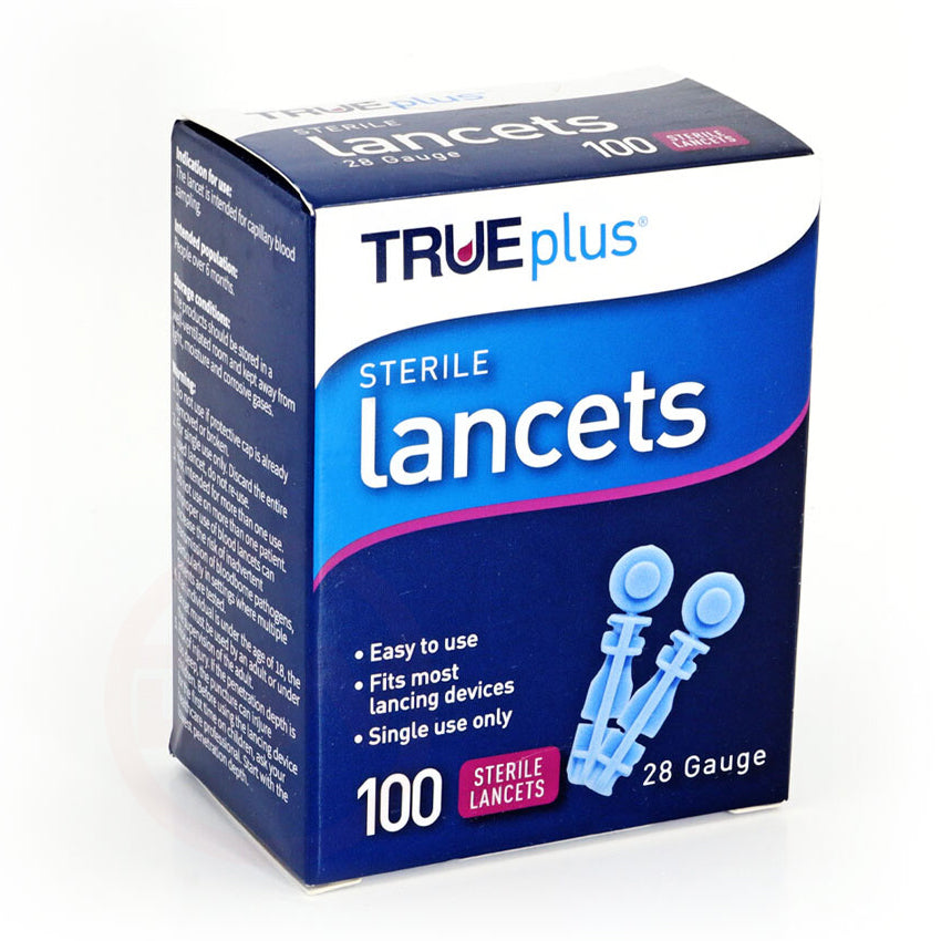 TRUEplus Sterile Lancets 28G