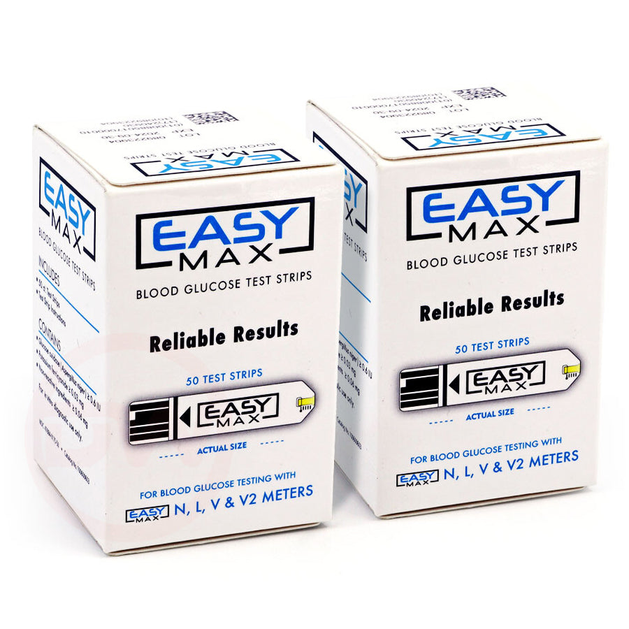 EASYMAX Blood Glucose Test Strips 100ct