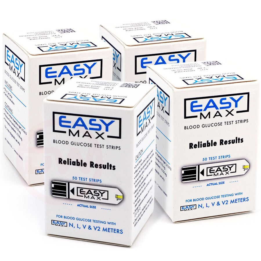 EASYMAX Blood Glucose Test Strips 200ct