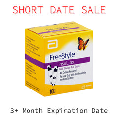 FreeStyle InsuLinx Test Strips 100ct - 3 month Short Dated