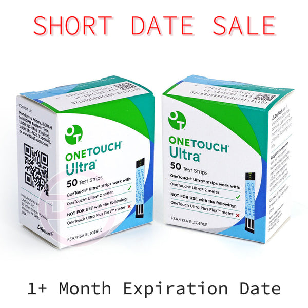 OneTouch Ultra Test Strips 100ct - Short Dated