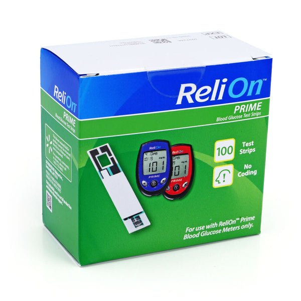 ReliOn Prime Test Strips 100ct