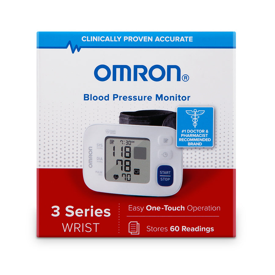 Omron BP629 3 Series Wrist Blood Pressure Monitor 