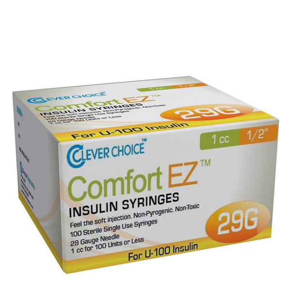 Clever Choice Comfort EZ Insulin Pen Needles - 31G 8mm 100/bx - Pack of 4