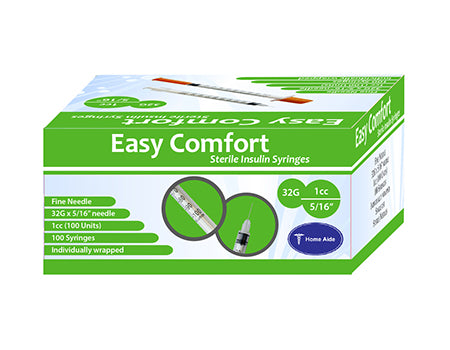 Easy Comfort Insulin Pen Needles - 33G 4mm 100/BX