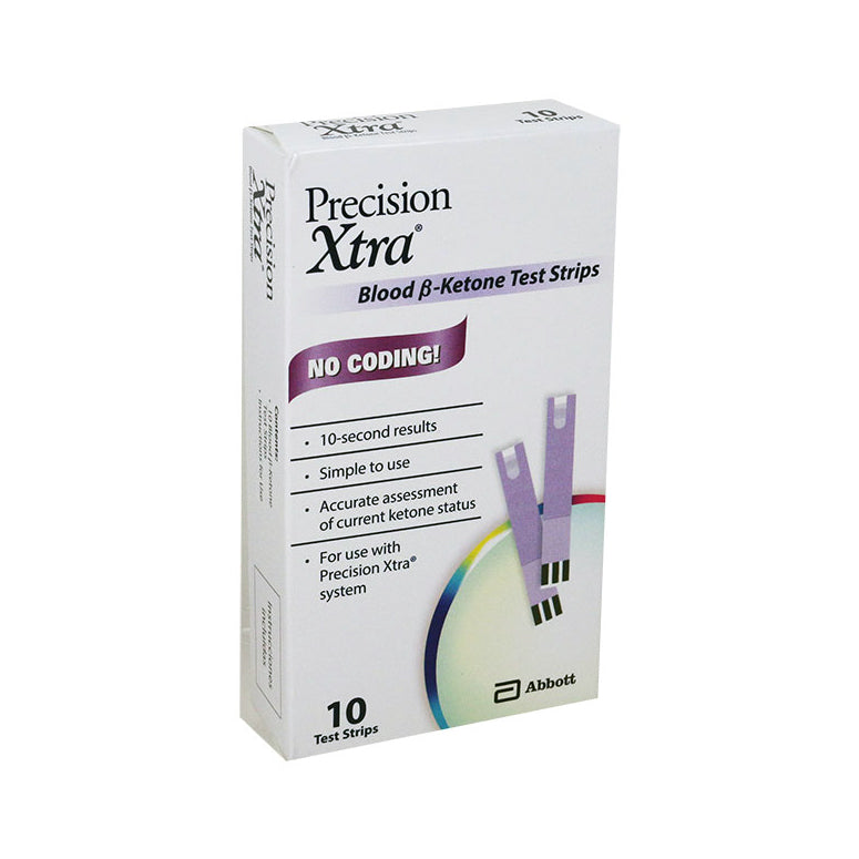 Precision Xtra Blood B-Ketone Test Strips - 10 ct - The Online Drugstore ©