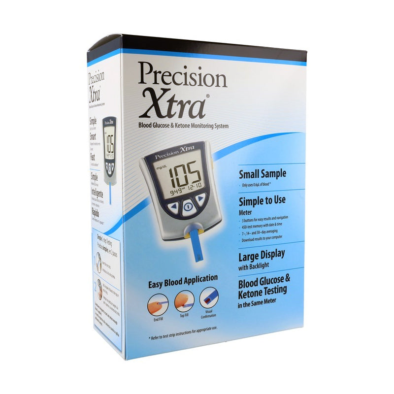 Precision Xtra Blood Glucose & Ketone Monitoring System Simple to