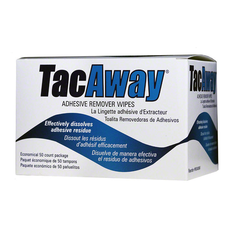 TacAway Adhesive Remover Wipes 2 pack 