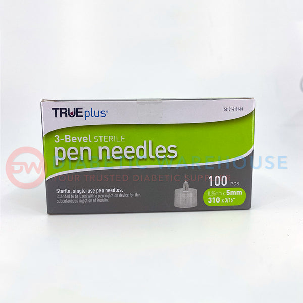  Medt - Fine Insulin Pen Needles (31G 8 mm) - Diabetic Needles  for Insulin Injections, Ultra Fine Compatible with Most Diabetes Pens - 100  Ct, Pack of 1 : Health & Household